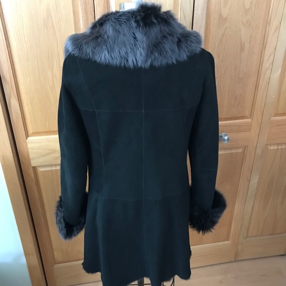 Toscana Shearling Coat in Black Brisa from Nordstrom’s - Picture 6 of 16